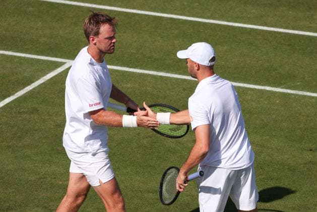 Kevin Krawietz, Tim Puetz Cap , Mens Doubles, Gentlemen s Doubles Tennis Wimbledon 2025 Grand Slam ITF ATP WTA AELTC London Great Britain 2 July 2025 Copyright: xJuergenxHasenkopfx