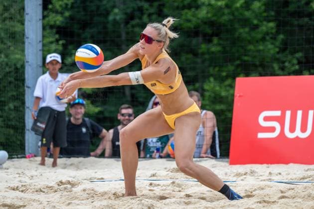 Beach Pro Tour Elite 16 Gstaad, 02 07 2025 Louisa Lippmann GER Beach Pro Tour Elite 16 Gstaad on 02 07 2025 Copyright: xBEAUTIFULxSPORTS PeterxWeberx