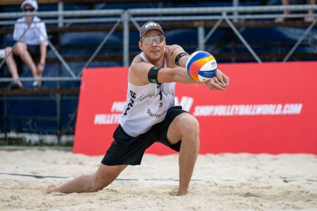 Beach Pro Tour Elite 16 Gstaad, 02 07 2025 Nils Ehlers GER Beach Pro Tour Elite 16 Gstaad on 02 07 2025 Copyright: xBEAUTIFULxSPORTS PeterxWeberx