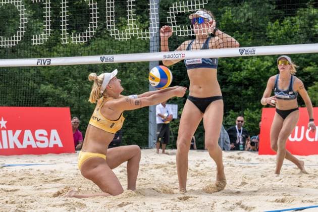 Beach Pro Tour Elite 16 Gstaad, 02 07 2025 Linda Bock GER Beach Pro Tour Elite 16 Gstaad on 02 07 2025 Copyright: xBEAUTIFULxSPORTS PeterxWeberx