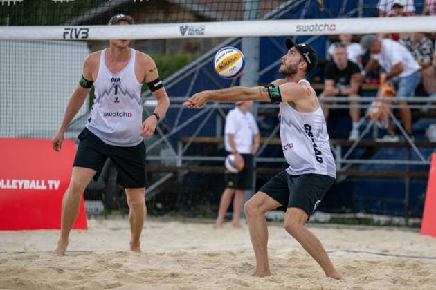 Beach Pro Tour Elite 16 Gstaad, 02 07 2025 Clemens Wickler GER Beach Pro Tour Elite 16 Gstaad on 02 07 2025 Copyright: xBEAUTIFULxSPORTS PeterxWeberx