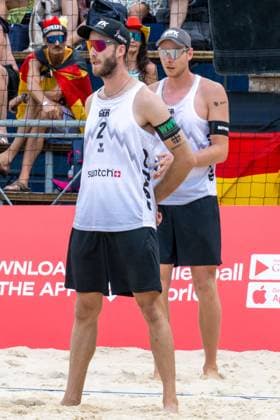 Beach Pro Tour Elite 16 Gstaad, 02 07 2025 Clemens Wickler GER , Nils Ehlers GER Beach Pro Tour Elite 16 Gstaad on 02 07 2025 Copyright: xBEAUTIFULxSPORTS PeterxWeberx