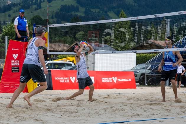 Beach Pro Tour Elite 16 Gstaad, 02 07 2025 Clemens Wickler GER , Nils Ehlers GER Beach Pro Tour Elite 16 Gstaad on 02 07 2025 Copyright: xBEAUTIFULxSPORTS PeterxWeberx