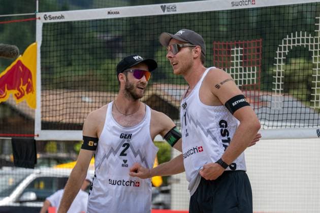 Beach Pro Tour Elite 16 Gstaad, 02 07 2025 Clemens Wickler GER , Nils Ehlers GER Beach Pro Tour Elite 16 Gstaad on 02 07 2025 Copyright: xBEAUTIFULxSPORTS PeterxWeberx