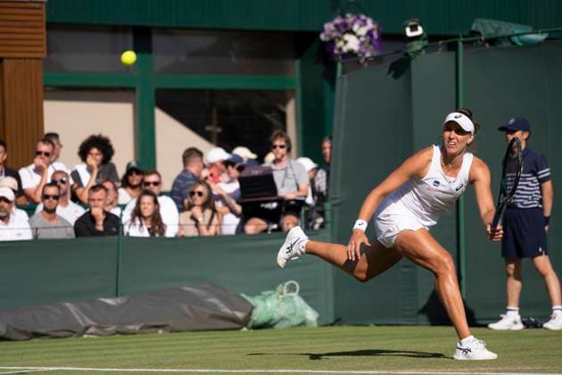 Beatriz Haddad Maia during her Wimbledon 2025 Women?s Singles second round tennis match against Dalma Galfi at the All England Tennis Club in London, England (Richard Callis Sports Press Photo SPP) Copyright: xRichardxCallis SportsxPressxPhotox xSPPx spp-en-RiCaPrPh-SPP25_richie_020725_18244