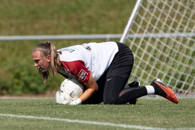 Eve Boettcher VfB Stuttgart Women , VfB Stuttgart, 2 Womens Bundesliga, public training, season 2025 2026, 02 07 2025, VfB Stuttgart, 2 Womens Bundesliga, public training, season 2025 2026, 02 07 2025, Stuttgart Copyright: xEibner-Pressefoto EdwardxCheungx EP_ECG