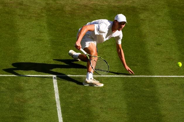 Oliver Tarvet during his second round match Wimbledon Tennis Championships, Day 3, The All England Lawn Tennis and Croquet Club, London, UK - 02 Jul 2025London The All England Lawn Tennis and United Kingdom  Copyright: xEllaxLing Shutterstockx 15381943au