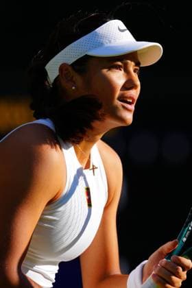 Emma Raducanu during her second round match Wimbledon Tennis Championships, Day 3, The All England Lawn Tennis and Croquet Club, London, UK - 02 Jul 2025London The All England Lawn Tennis and United Kingdom  Copyright: xJavierxGarcia Shutterstockx 15381941fx
