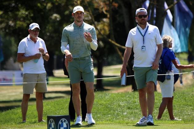 BMW International Open, Eichenried, 02 07 2025 Golf, BMW International Open, Eichenried, 02 07 2025, ProAm Tournament Picture Gareth Bale former soccer player, left Copyright: xBEAUTIFULxSPORTS NilsxKoepkex
