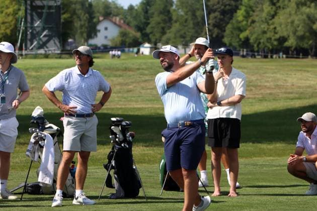 BMW International Open, Eichenried, 02 07 2025 Golf, BMW International Open, Eichenried, 02 07 2025, ProAm Tournament Picture Peter Finch Golf Influencer Copyright: xBEAUTIFULxSPORTS NilsxKoepkex