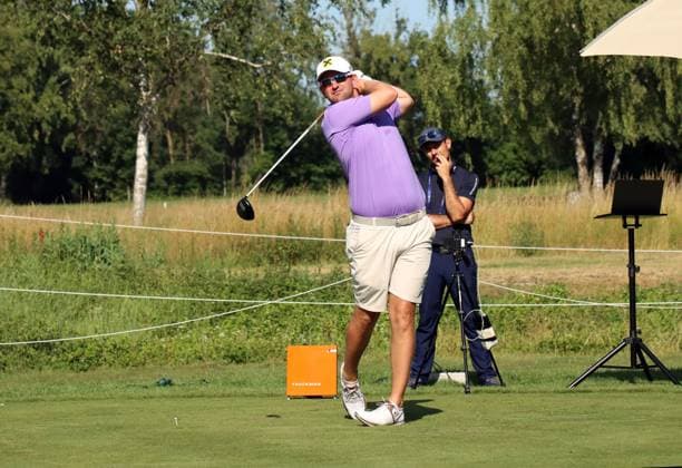 BMW International Open, Eichenried, 02 07 2025 Golf, BMW International Open, Eichenried, 02 07 2025, ProAm Tournament Picture Bernd, Wiesberger AUT teeing off Copyright: xBEAUTIFULxSPORTS NilsxKoepkex