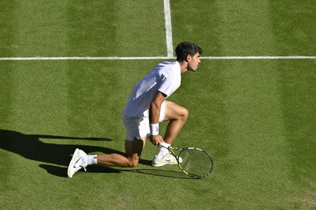 Tennis : Wimbledon -2025 - ITF - Tennis - Wimbledon - ITF - Carlos Alcaraz - Espagne GB  Copyright: xChryslenexCaillaudx xPznewsx