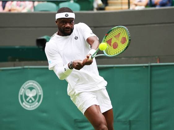 TENNIS - Wimbledon 2025 LONDON,ENGLAND,02.JUL.25 - TENNIS - ATP, Tennis Herren World Tour, Wimbledon, Grand Slam. Image shows Frances Tiafoe (USA).  GEPAxpictures xAlanxGrieves