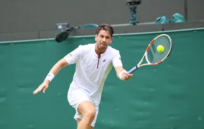 TENNIS - Wimbledon 2025 LONDON,ENGLAND,02.JUL.25 - TENNIS - ATP, Tennis Herren World Tour, Wimbledon, Grand Slam. Image shows Cameron Norrie (GBR).  GEPAxpictures xAlanxGrieves