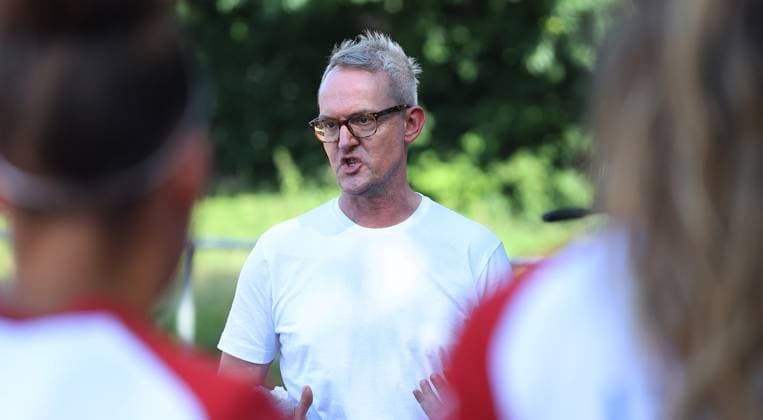 Stuttgart , Football training kick-off VfB Stuttgart women , Alexander Wehrle