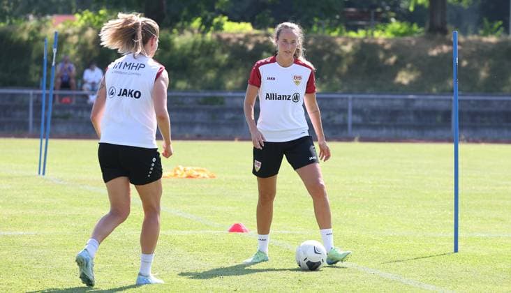 Stuttgart , Football training kick-off VfB Stuttgart women , Tamar Dongus