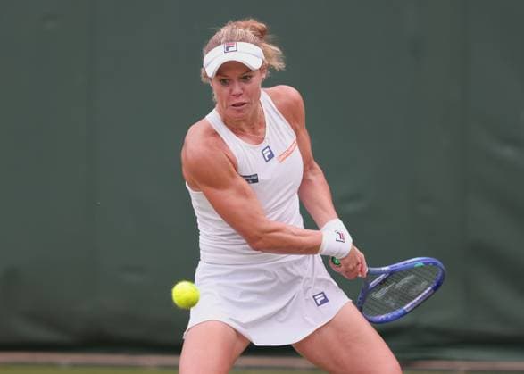 Laura Siegemund GER , Women Singles, Ladies Singles Tennis Wimbledon 2025 Grand Slam ITF ATP WTA AELTC London Great Britain 2 July 2025 Copyright: xJuergenxHasenkopfx