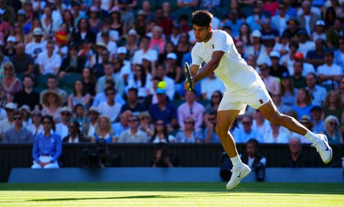 Carlos Alcaraz Wimbledon Tennis Championships, Day 3, The All England Lawn Tennis and Croquet Club, London, UK - 02 Jul 2025London The All England Lawn Tennis and United Kingdom  Copyright: xJavierxGarcia Shutterstockx 15381941lm