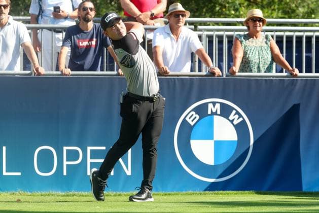 Taiga Semikawa JPN on the tee,Tee, 36 BMW International Open 2025, Golf, DP World Tour, Men, Round 1, 03 07 2025 Eichenried Bayern Germany Copyright: xkolbert-press ChristianxKolbertx