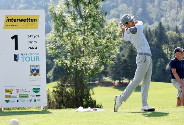 GOLF - Interwetten Open HAUS,AUSTRIA,03.JUL.25 - GOLF - Interwetten Open, HotelPlanner Tour, Golfclub Schladming. Image shows Brandon Kewalramani (USA).  GEPAxpictures xHansxOberlaender