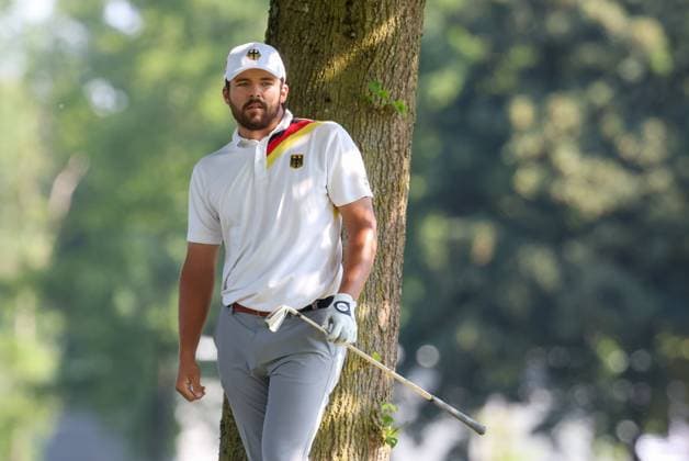 Amateur Tim Wiedemeyer GER hits out of the rough, 36 BMW International Open 2025, Golf, DP World Tour, Men, Round 1, 03 07 2025 Eichenried Bayern Germany Copyright: xkolbert-press ChristianxKolbertx