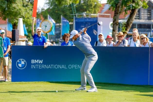 MUNICH, GERMANY - 03.07.2025: Lucas BJERREGAARD (DEN). The BMW International Open at Golfclub Munchen Eichenried on July 03, 2025 in Germany.