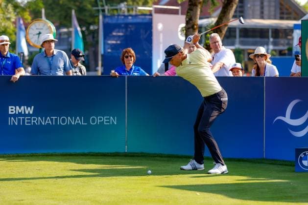 MUNICH, GERMANY - 03.07.2025: Tiger CHRISTENSEN (GER). The BMW International Open at Golfclub Munchen Eichenried on July 03, 2025 in Germany.