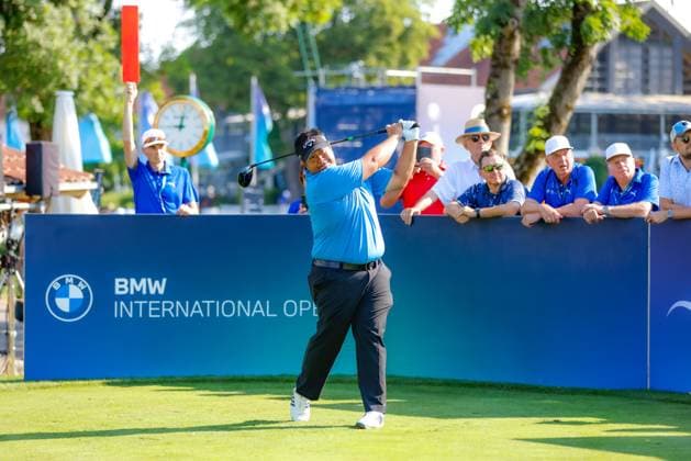 MUNICH, GERMANY - 03.07.2025: Kiradech APHIBARNRAT (THA). The BMW International Open at Golfclub Munchen Eichenried on July 03, 2025 in Germany.