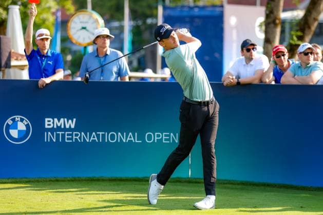 MUNICH, GERMANY - 03.07.2025: Daniel HILLIER (NZL). The BMW International Open at Golfclub Munchen Eichenried on July 03, 2025 in Germany.