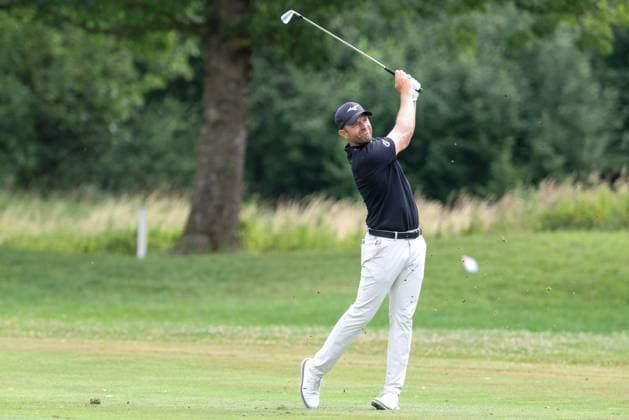 Marcel Schneider GER on the fairway, 36 BMW International Open 2025, Golf, DP World Tour, Men, Round 1, 03 07 2025 Eichenried Bavaria Germany Copyright: xkolbert-press ChristianxKolbertx