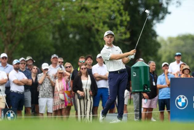 Rasmus Neergaard Petersen DEN on the tee, 36 BMW International Open 2025, Golf, DP World Tour, Men, Round 1, 03 07 2025 Eichenried Bavaria Germany Copyright: xkolbert-press ChristianxKolbertx