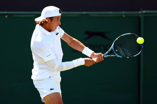 Arthur Cazaux during his second round match Wimbledon Tennis Championships, Day 4, The All England Lawn Tennis and Croquet Club, London, UK - 03 Jul 2025London The All England Lawn Tennis and United Kingdom  Copyright: xJamesxMarsh Shutterstockx 15382593h