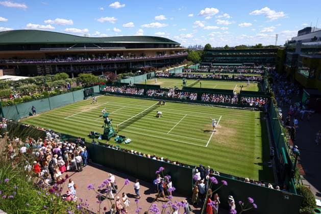 General view Wimbledon Tennis Championships, Day 4, The All England Lawn Tennis and Croquet Club, London, UK - 03 Jul 2025London The All England Lawn Tennis and United Kingdom  Copyright: xJamesxMarsh Shutterstockx 15382593w