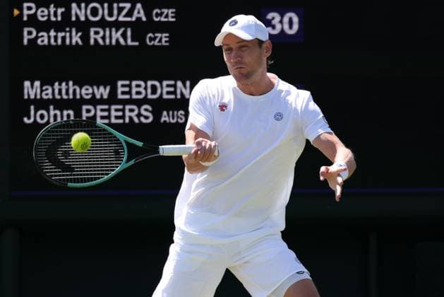 Matthew Ebden, John Peers, Men Doubles, Men s Doubles Tennis Wimbledon 2025 Grand Slam ITF ATP WTA AELTC London Great Britain 3 July 2025 Copyright: xJuergenxHasenkopfx