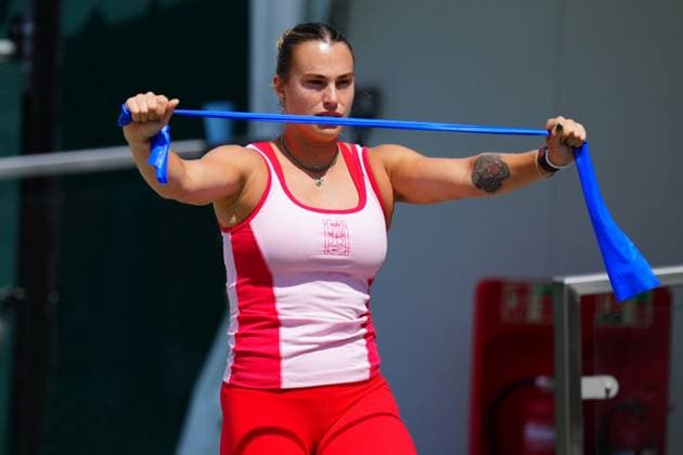Aryna Sabalenka on the practice courts Wimbledon Tennis Championships, Day 4, The All England Lawn Tennis and Croquet Club, London, UK - 03 Jul 2025London The All England Lawn Tennis and United Kingdom  Copyright: xJavierxGarcia Shutterstockx 15382592f