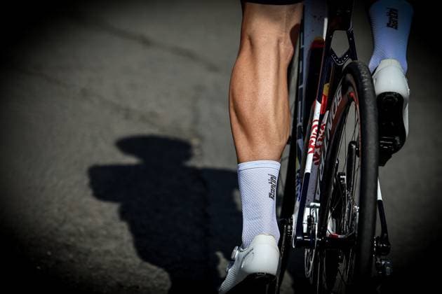 Illustration picture taken during a training ahead of the 2025 Tour de France cycling race, in Lille, France, on Thursday 03 July 2025. The 112th edition of the Tour de France starts on Saturday 5 July in Lille, France, and will finish in Paris, France on the 27th of July. DAVIDxPINTENS  x128343093x