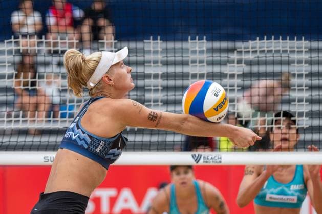 Beach Pro Tour Elite 16 Gstaad, 03 07 2025 Linda Bock GER Beach Pro Tour Elite 16 Gstaad on 03 07 2025 Copyright: xBEAUTIFULxSPORTS PeterxWeberx