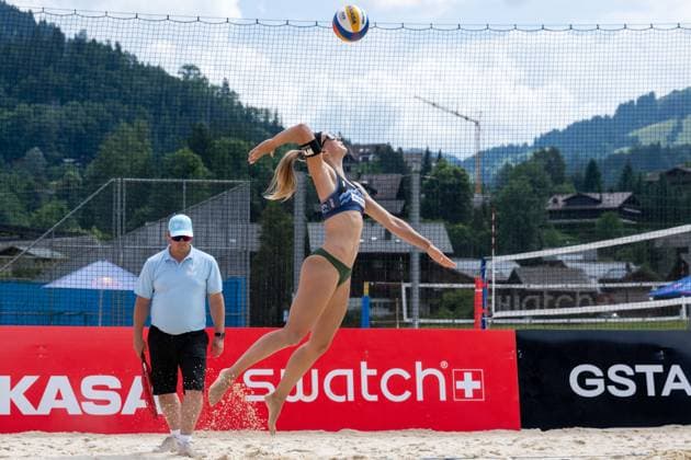 Beach Pro Tour Elite 16 Gstaad, 03 07 2025 Sandra Ittlinger GER Beach Pro Tour Elite 16 Gstaad on 03 07 2025 Copyright: xBEAUTIFULxSPORTS PeterxWeberx