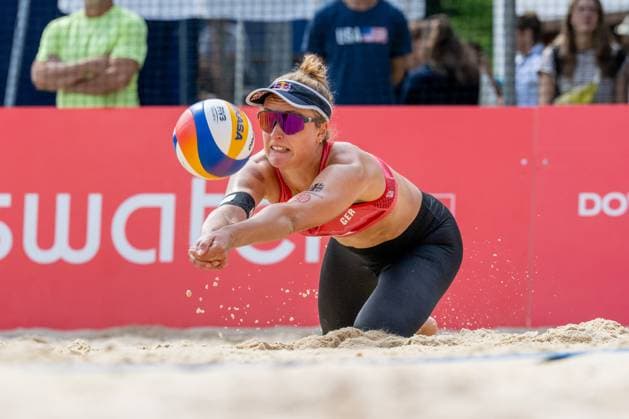 Beach Pro Tour Elite 16 Gstaad, 03 07 2025 Svenja Mueller GER Beach Pro Tour Elite 16 Gstaad on 03 07 2025 Copyright: xBEAUTIFULxSPORTS PeterxWeberx