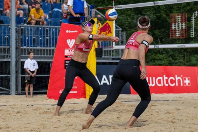 Beach Pro Tour Elite 16 Gstaad, 03 07 2025 Svenja Mueller GER Beach Pro Tour Elite 16 Gstaad on 03 07 2025 Copyright: xBEAUTIFULxSPORTS PeterxWeberx