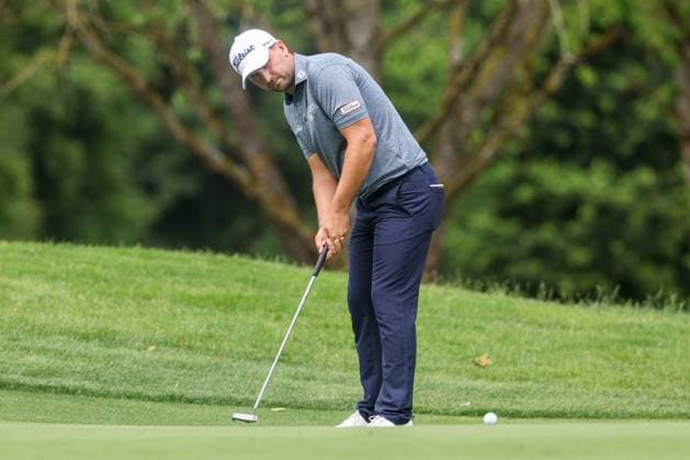 Nicolai von Dellingshausen GER putting, 36 BMW International Open 2025, Golf, DP World Tour, Men, Round 1, 03 07 2025 Eichenried Bayern Germany Copyright: xkolbert-press ChristianxKolbertx