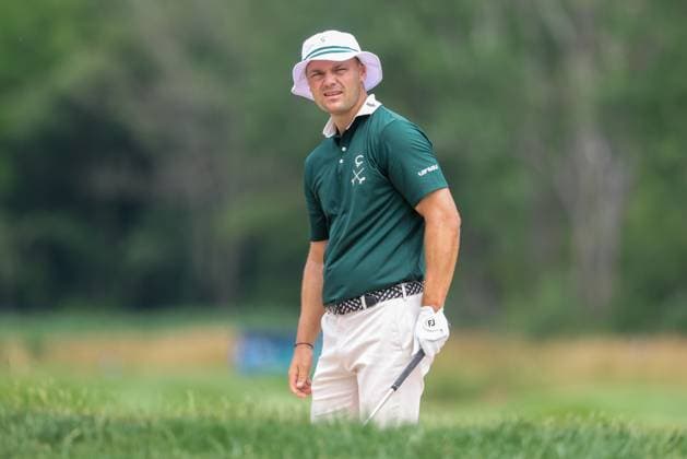Martin Kaymer GER hits from the bunker, sand, 36 BMW International Open 2025, Golf, DP World Tour, Men, Round 1, 03 07 2025 Eichenried Bayern Germany Copyright: xkolbert-press ChristianxKolbertx