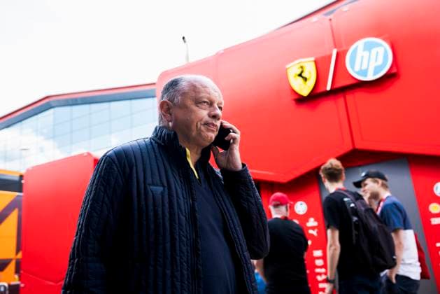 Formula 1 Qatar Airways British Grand Prix 2025 Alexis Perrin OVERTAKE MAXPPP - Silverstone 03 07 2025 VASSEUR Frédéric (fra), Scuderia Ferrari HP team principal, portrait during the Formula 1 Qatar Airways British Grand Prix 2025, the 12th round of the 2025 FIA Formula 1 World Championship, WM, Weltmeisterschaft at the Silverstone Circuit in Silverstone, United Kingdom, from July 3 to 6, 2025 Silverstone United Kingdom  Copyright: xOVERTAKE MAXPPPxAlexisxPerrinx OVT202507033422 OVT202507033422