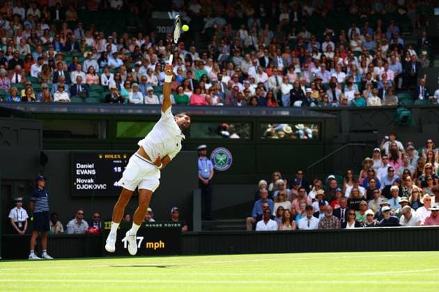 Novak Djokovic during his second round match Wimbledon Tennis Championships, Day 4, The All England Lawn Tennis and Croquet Club, London, UK - 03 Jul 2025London The All England Lawn Tennis and United Kingdom  Copyright: xJamesxMarsh Shutterstockx 15382593br