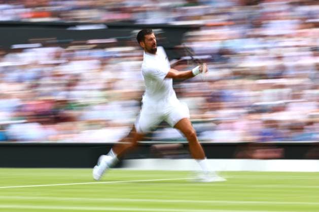 Novak Djokovic during his second round match Wimbledon Tennis Championships, Day 4, The All England Lawn Tennis and Croquet Club, London, UK - 03 Jul 2025London The All England Lawn Tennis and United Kingdom  Copyright: xJamesxMarsh Shutterstockx 15382593ce