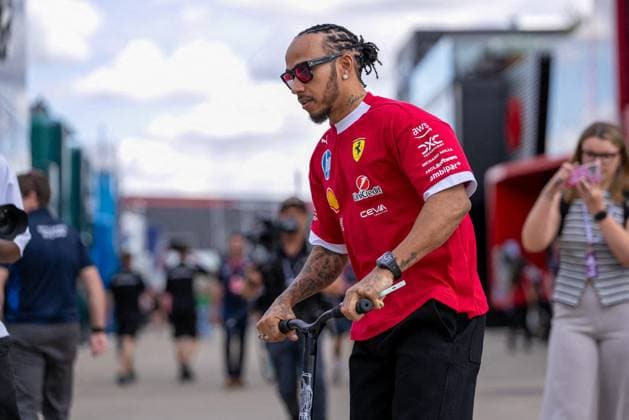 Formula 1 Japanese Grand Prix 2025 - Media Day Thursday Lewis Hamilton (Gbr) Of Scuderia Ferrari 44 during the Formula 1 Qatar Airways British Grand Prix 2025 on Media Day at the Silverstone International Circuit, Silverstone, Great Britain on July 3, 2025 Photo by Antoine Lapeyre ABACAPRESS.COM Silverstone United Kingdom  Copyright: xLapeyrexAntoine ABACAx