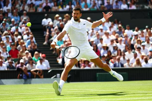 Novak Djokovic during his second round match Wimbledon Tennis Championships, Day 4, The All England Lawn Tennis and Croquet Club, London, UK - 03 Jul 2025London The All England Lawn Tennis and United Kingdom  Copyright: xJamesxMarsh Shutterstockx 15382593dc