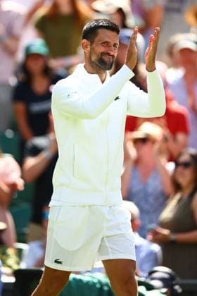 Novak Djokovic wins his second round match against Dan Evans Wimbledon Tennis Championships, Day 4, The All England Lawn Tennis and Croquet Club, London, UK - 03 Jul 2025London The All England Lawn Tennis and United Kingdom  Copyright: xJamesxMarsh Shutterstockx 15382593dh