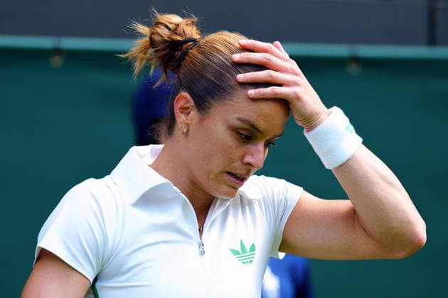 Maria Sakkari during her second round match Wimbledon Tennis Championships, Day 4, The All England Lawn Tennis and Croquet Club, London, UK - 03 Jul 2025London The All England Lawn Tennis and United Kingdom  Copyright: xJavierxGarcia Shutterstockx 15382592cy