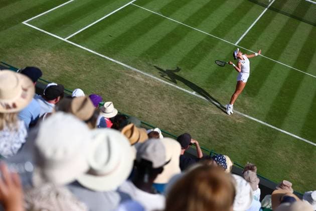Caroline Dolehide during her second round match Wimbledon Tennis Championships, Day 4, The All England Lawn Tennis and Croquet Club, London, UK - 03 Jul 2025London The All England Lawn Tennis and United Kingdom  Copyright: xJamesxMarsh Shutterstockx 15382593dt